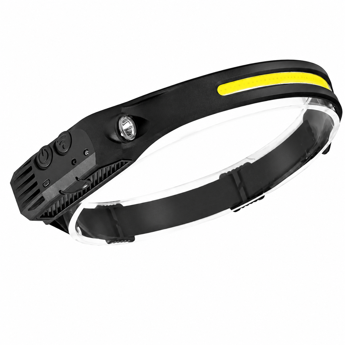 LED hoofdlamp met handsensor draadloos oplaadbaar voor wandelen hardlopen kamperen outdoor sporten nachtelijk gebruik | Sulvida