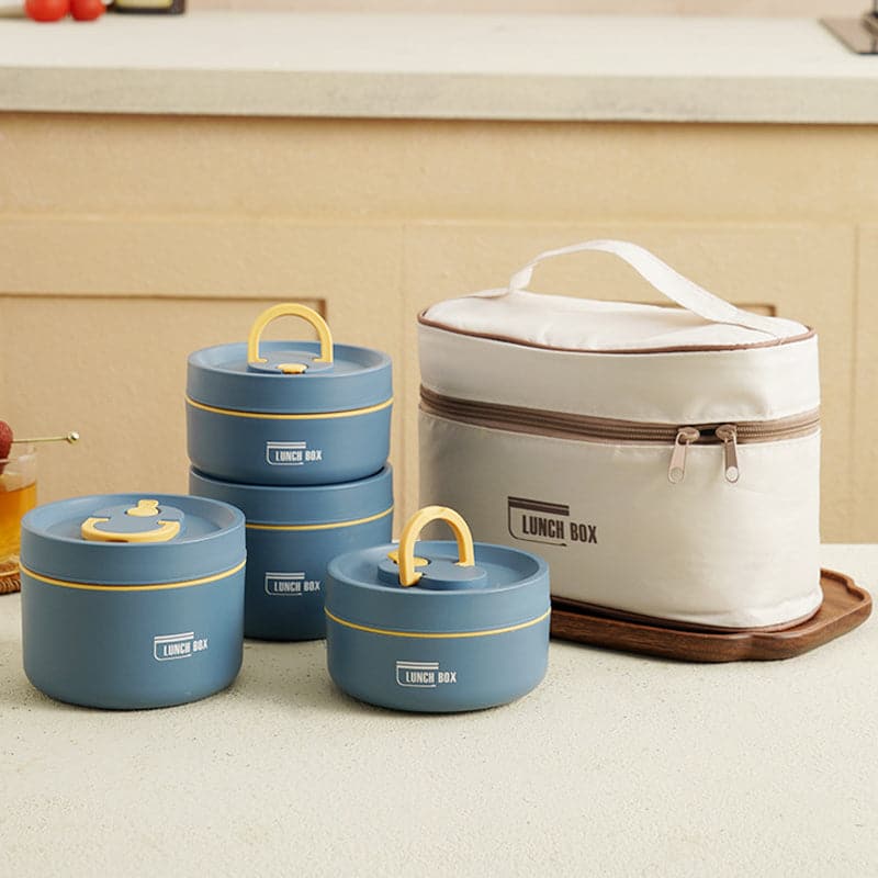 Thermos lunchbox RVS 420ml 620ml voor warme maaltijden onderweg geïsoleerd lekvrij lunchpot voedselcontainer | Sulvida
