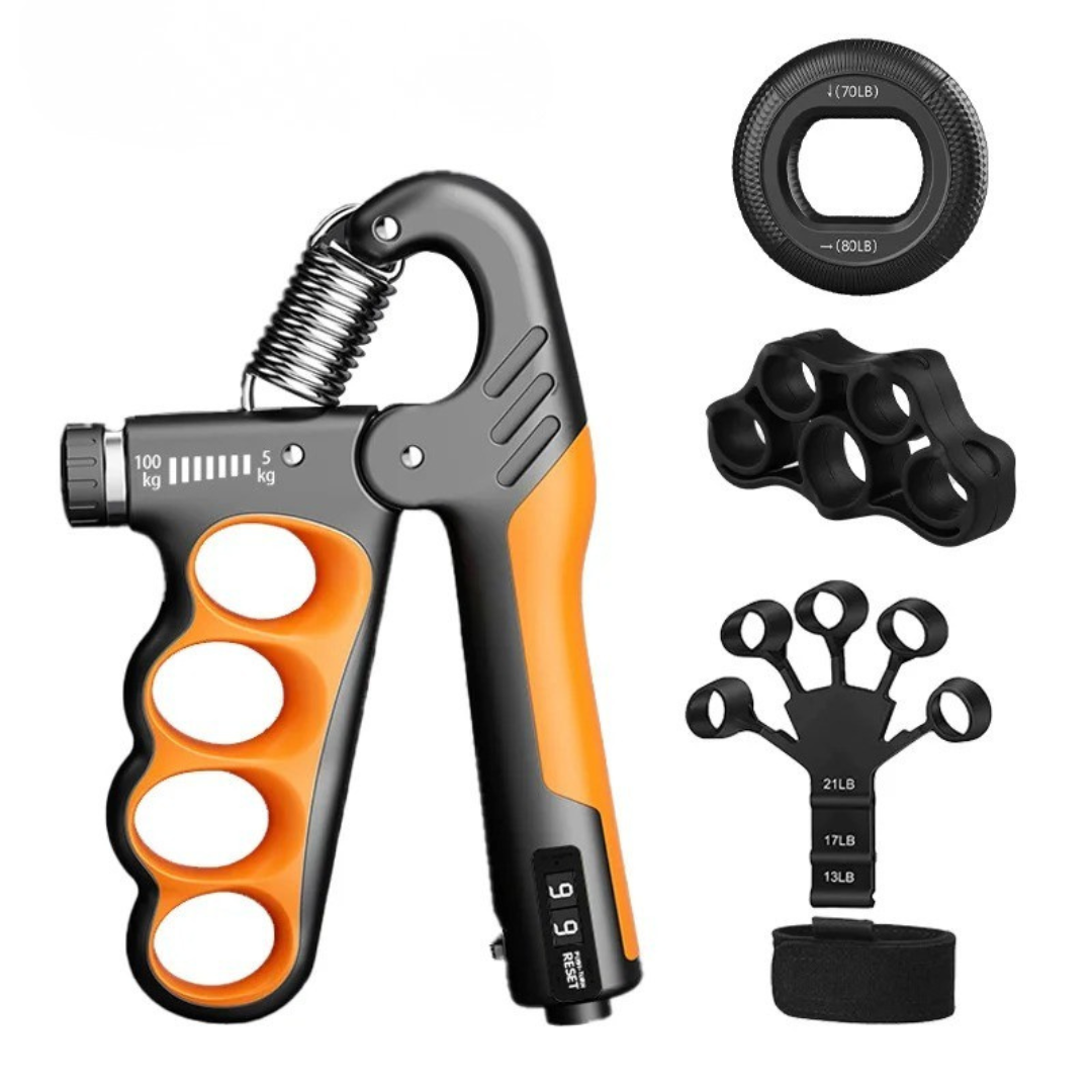 Verstelbare Handknijper Metaal voor Krachtige Grip en Voorarmtraining Compacte Krachttrainer voor Thuis | Sulvida