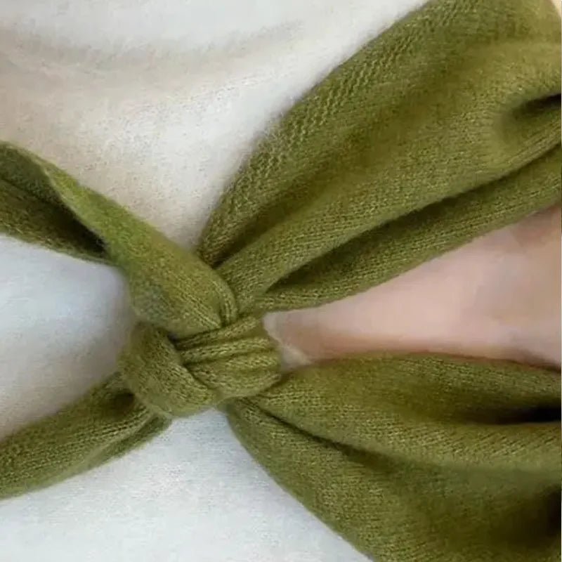 Gebreide Driehoekige Sjaal Dames Winter Zachte Warmte Stijlvol Ontwerp Comfortabel Herfst Koud Weer Accessoire | Sulvida