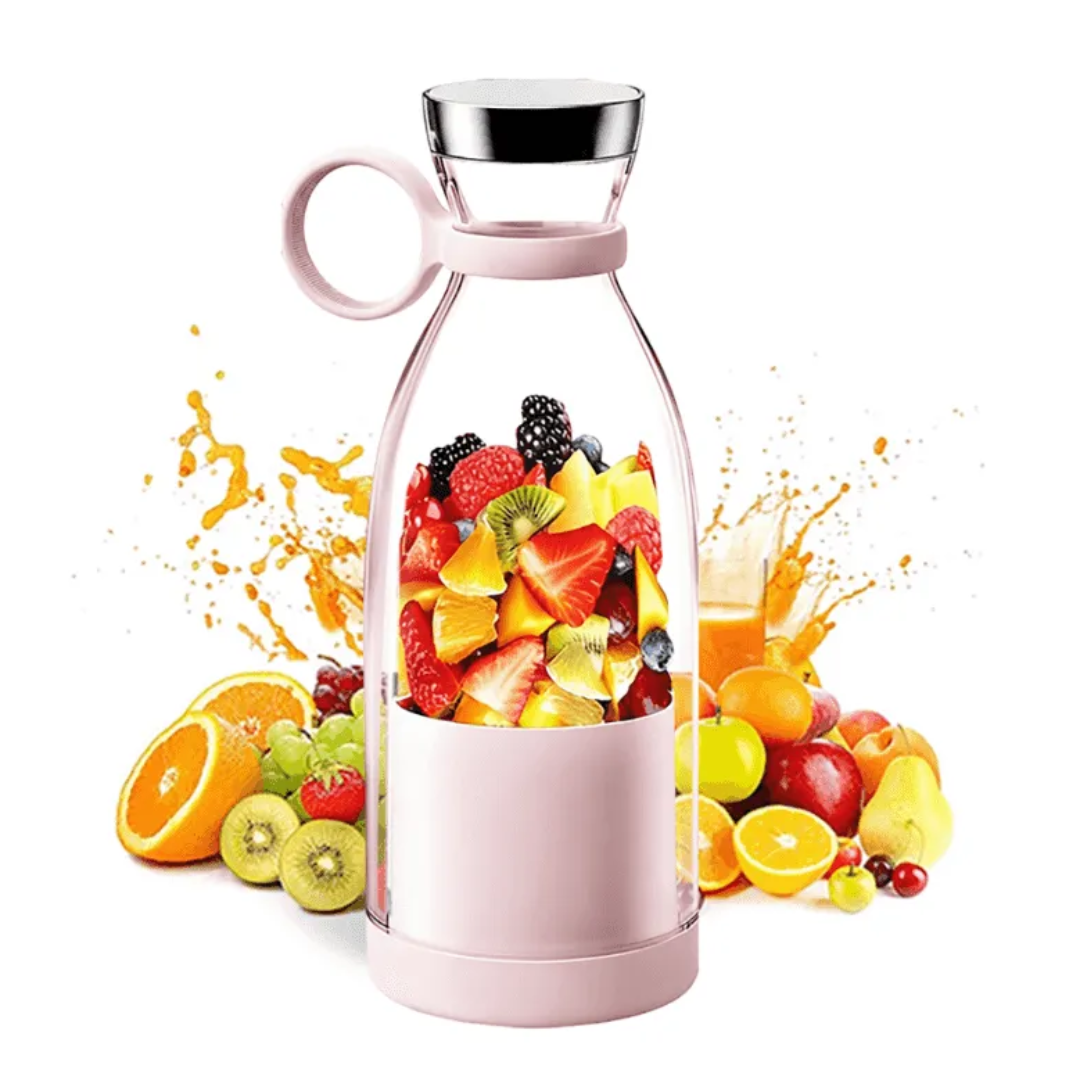 Draagbare smoothie blender oplaadbaar met drinkfles fruit mixer reis keuken shake sportdrank USB power | Sulvida