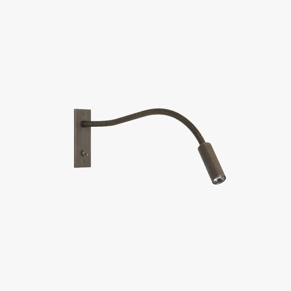 Verstelbare wandlamp metaal LED spotje leeslamp slaapkamer bureau strak modern design compact warm licht | Sulvida