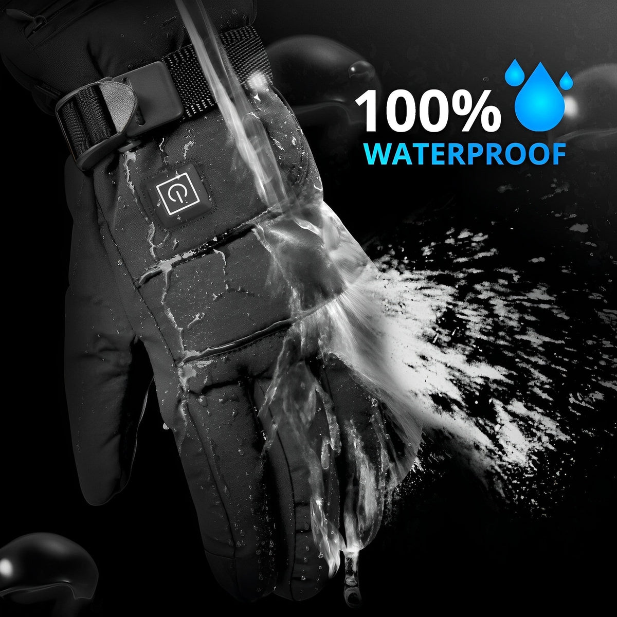 Verwarmde Handschoenen Unisex 3 Warmtestanden Touchscreen Winterhandschoenen Outdoor Sport Skiën Fietsen | Sulvida
