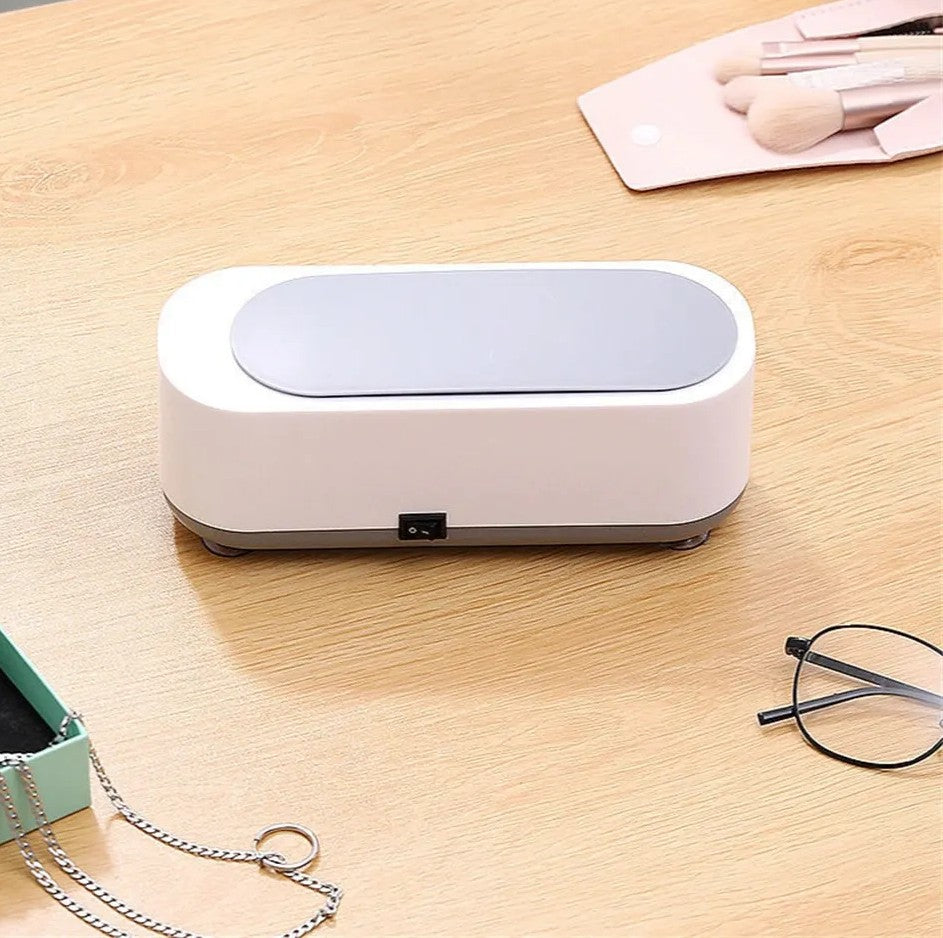 Ultrasone Reinigingsmachine voor Sieraden Brillen Make-upkwasten 420ml Zilver Professionele Sieradenreiniger | Sulvida