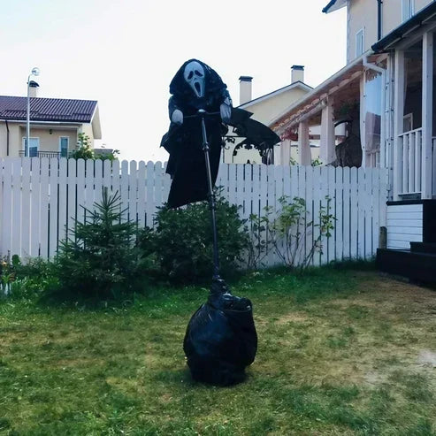 Décoration d’Halloween extérieure avec fantôme flottant, 200 cm, décoration de jardin, maison hantée, horreur, effrayant et suspendu | Sulvida