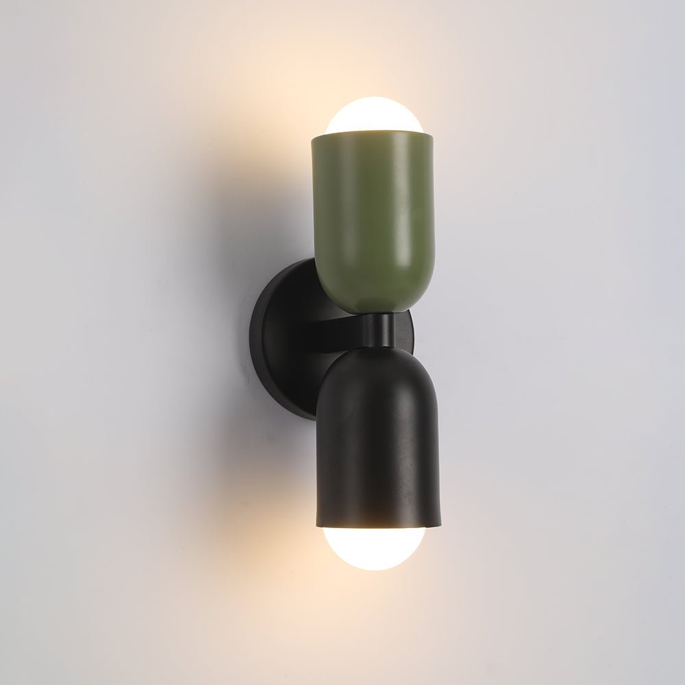Metalen wandlamp met E27 fitting warm wit licht sfeervol voor woonkamer slaapkamer eetkamer modern design | Sulvida