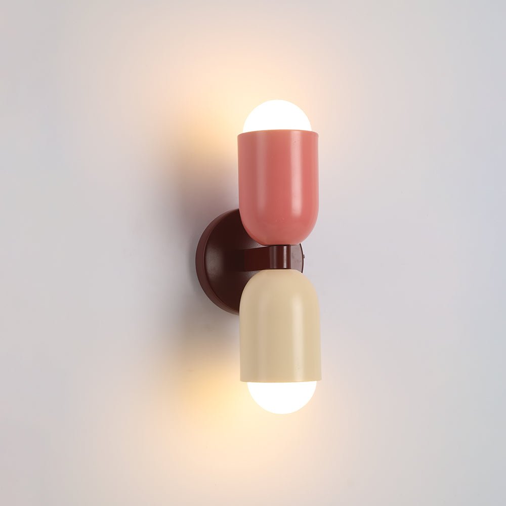 Metalen wandlamp met E27 fitting warm wit licht sfeervol voor woonkamer slaapkamer eetkamer modern design | Sulvida