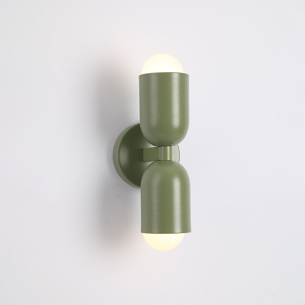 LED Wandlamp Metaal Twee Lichtpunten Decoratief Slaapkamer Woonkamer Wand Verlichting Modern Design Interieur | Sulvida