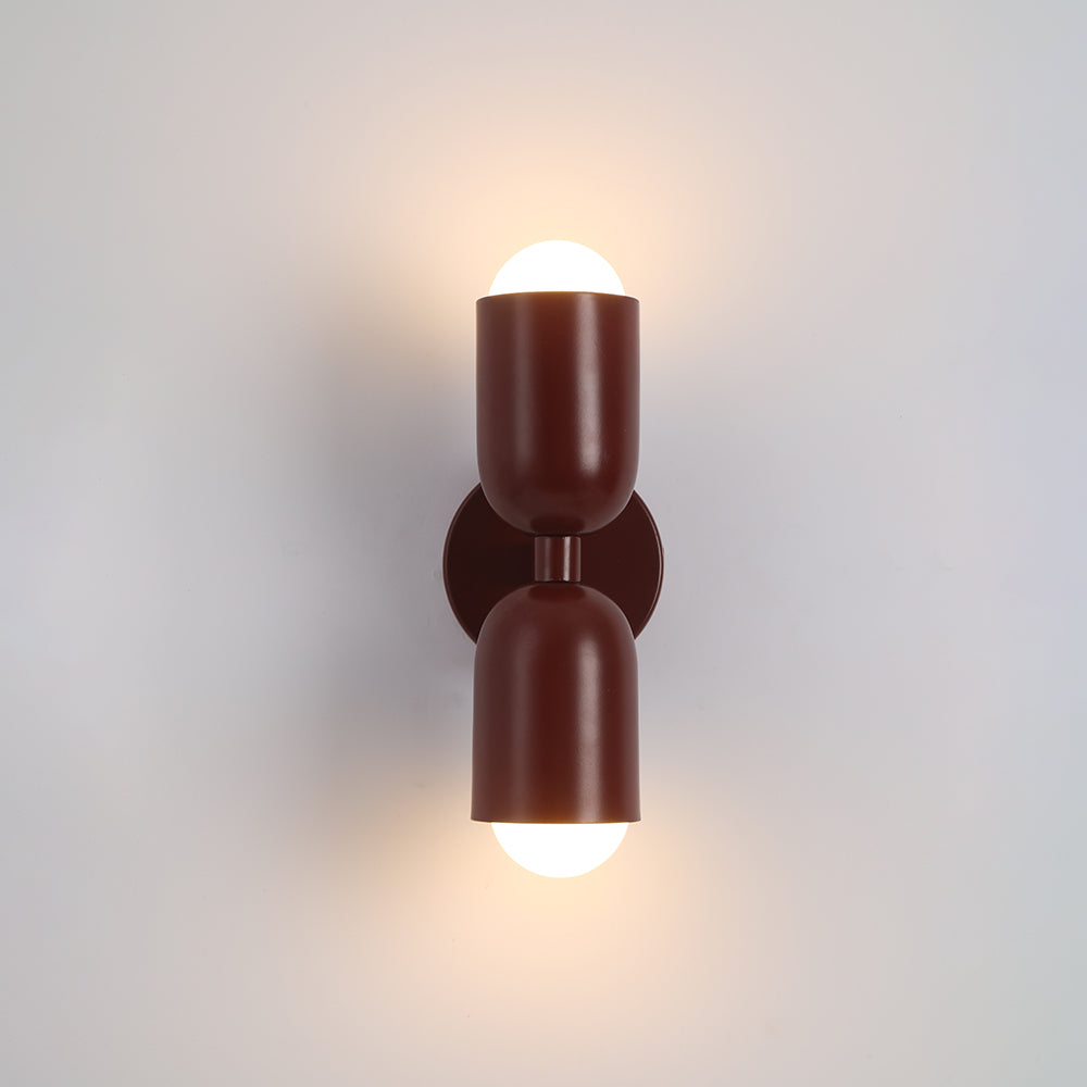 LED Wandlamp Metaal Twee Lichtpunten Decoratief Slaapkamer Woonkamer Wand Verlichting Modern Design Interieur | Sulvida