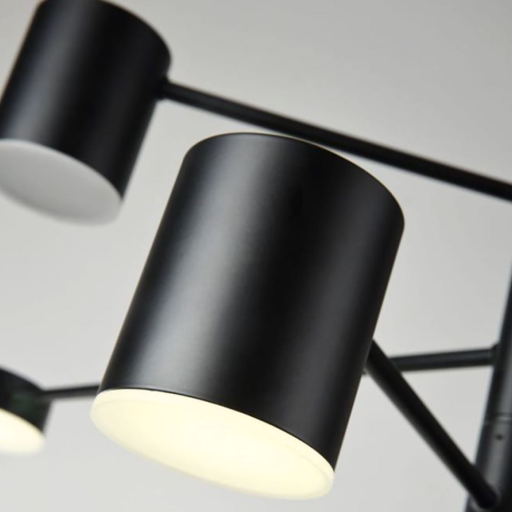 Industriële Hanglamp Metaal Zwart Goud LED Takstructuur Woonkamer Slaapkamer Modern Design Plafondlamp | Sulvida