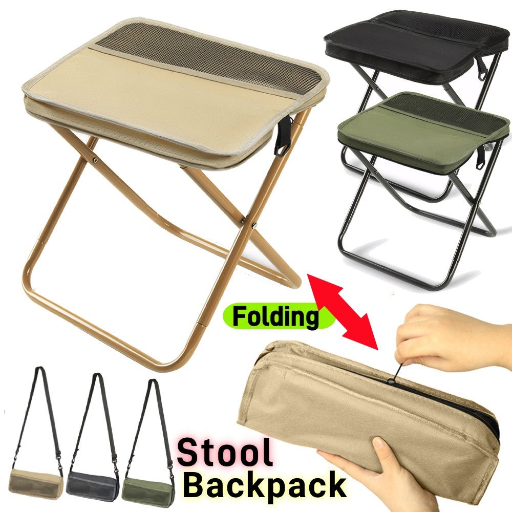 Opvouwbare Rugzak met Ingebouwde Zitting Waterdicht Campingstoel Lichtgewicht Wandelen Outdoor Reizen | Sulvida
