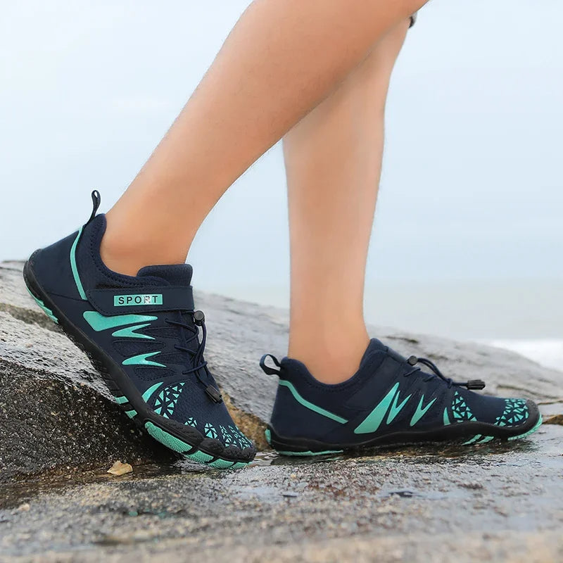 Waterschoenen met Vijfvingerontwerp Snel Drogend Air Mesh en Rubberen Zool voor Strand Zwemmen Watersport | Sulvida