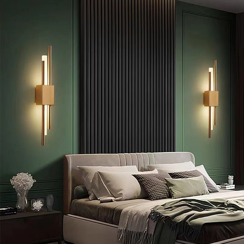 Wandlamp LED Marmer Metaal Goud Zwart Groen Slaapkamer Woonkamer Modern Interieur Sfeerverlichting Design | Sulvida