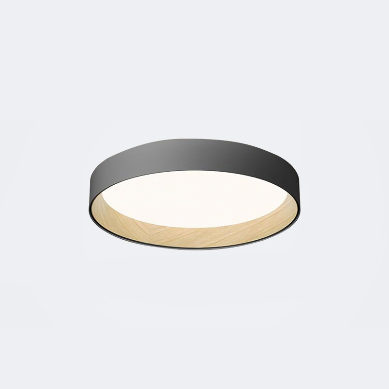 Moderne Ronde Plafondlamp LED Metaal Acryl Dimbaar Minimalistisch Design Wit Grijs Zwart Slaapkamer Woonkamer | Sulvida