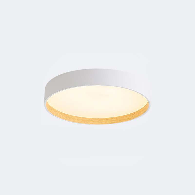 Moderne Ronde Plafondlamp LED Metaal Acryl Dimbaar Minimalistisch Design Wit Grijs Zwart Slaapkamer Woonkamer | Sulvida