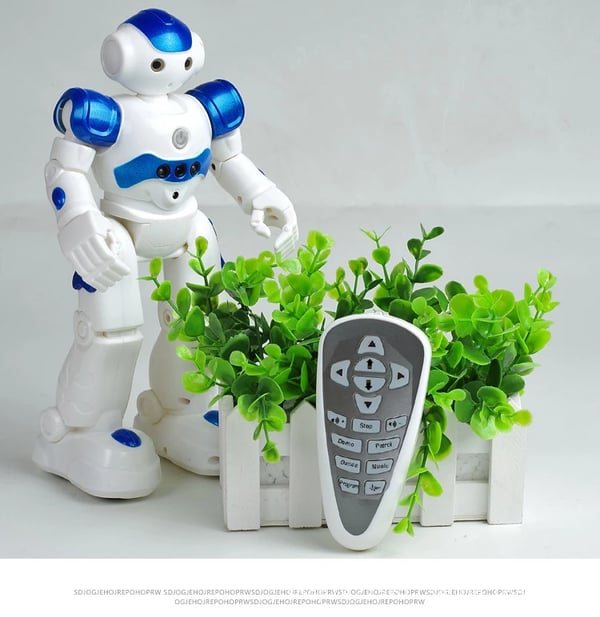 Interactieve dansobot speelgoedrobot met gebarenbesturing oplaadbaar USB muziek licht beweging kinderen | Sulvida