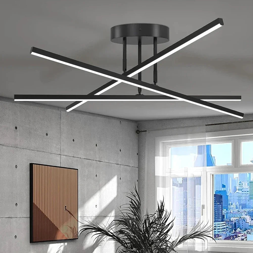 Moderne plafondlamp LED metaal warm wit koud licht dimbaar voor woonkamer slaapkamer eetkamer sfeerverlichting | Sulvida