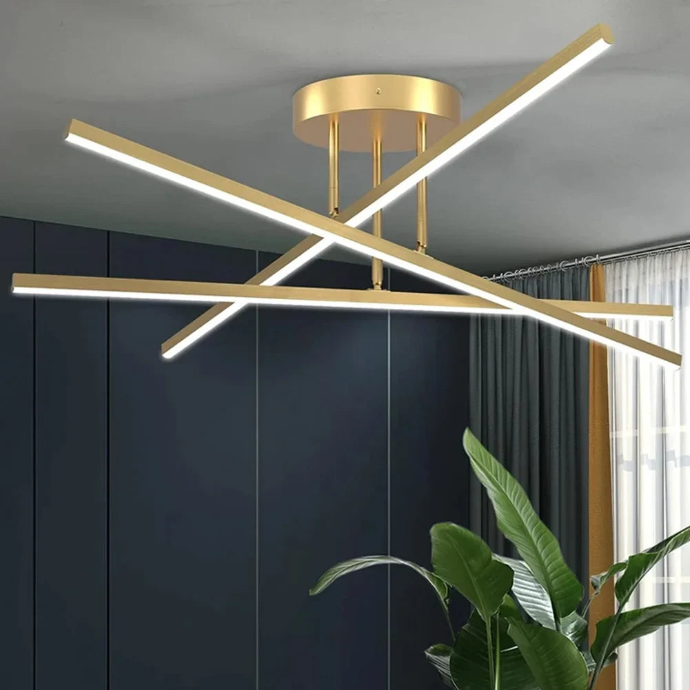 Moderne plafondlamp LED metaal warm wit koud licht dimbaar voor woonkamer slaapkamer eetkamer sfeerverlichting | Sulvida