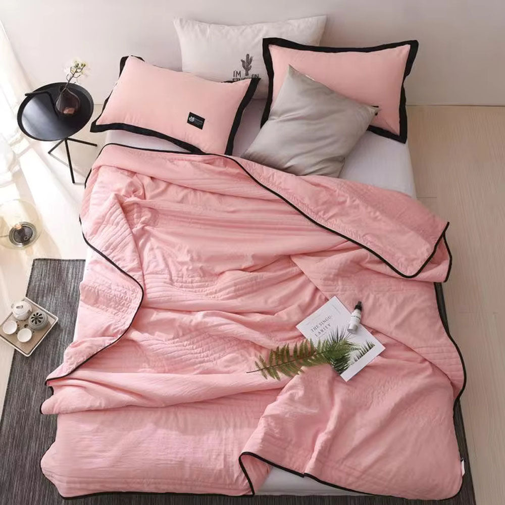 Koeldeken Thermoregulerend Polyethyleen Grijs Lichtblauw Blauw Roze Beige Zomerdeken Zweetwerend voor Warme Slaper | Sulvida