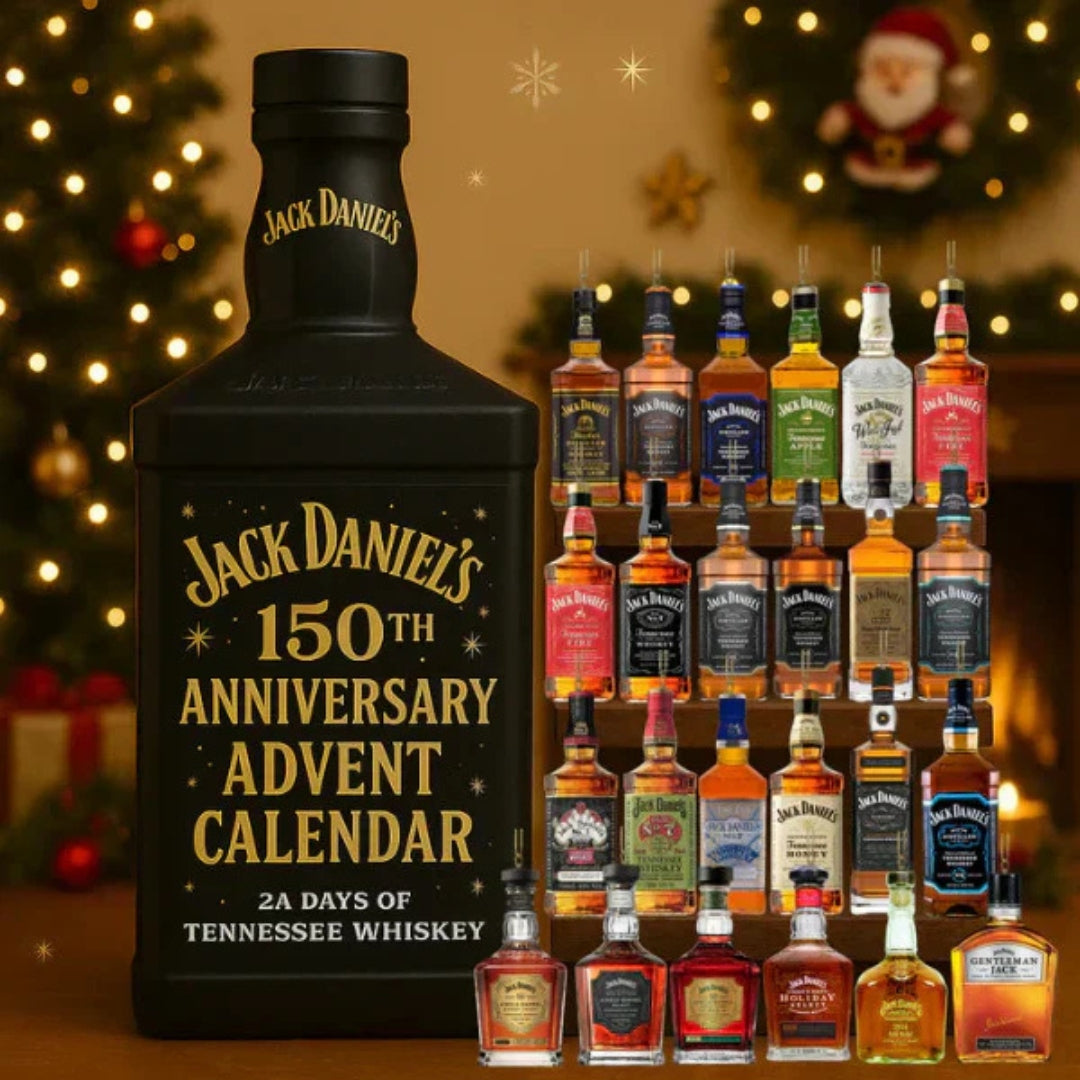 Calendrier de l’Avent avec 24 mini-bouteilles décoratives pour Noël, le Nouvel An et les fêtes | Sulvida
