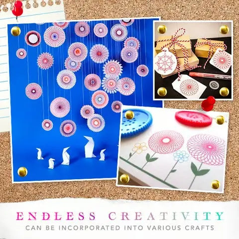 22-delige spirograaf tekenset creatieve geometrische patronen educatief speelgoed kind tekenen leren | Sulvida