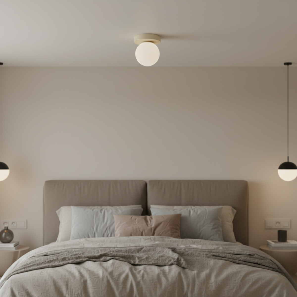 Wandlamp Plafondlamp Glazen Bol Gekleurde Schijf Hal Slaapkamer Leeshoek Moderne Sfeervolle Decoratieve Verlichting | Sulvida