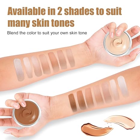 Waterdichte Dekkende Concealer voor Tatoeages Littekens en Oneffenheden 12 Uur Langdurig met Twee Tinten | Sulvida