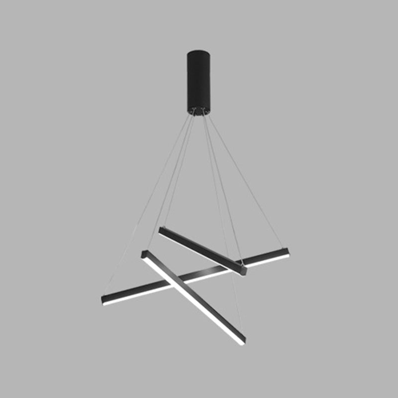 Moderne Hanglamp Met Meerdere LED Lichtpunten Zwart Metaal Design voor Woonkamer Eetkamer Entree Hal | Sulvida