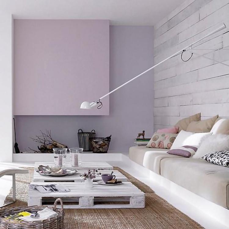 Industriële Wandlamp met Verstelbare Arm Metaal Zwart Wit 135cm 205cm Leeslamp Sfeerlicht Woonkamer Kantoor | Sulvida