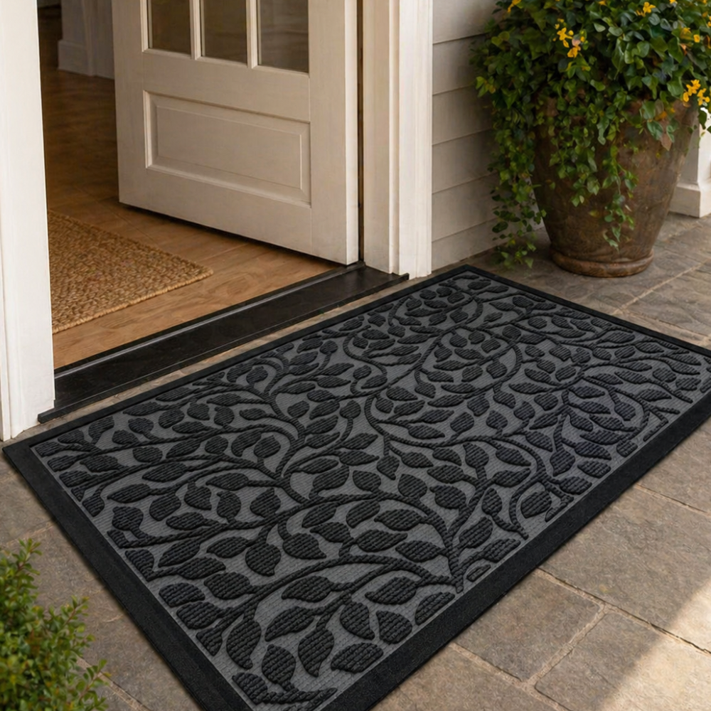 Antislip Deurmat Rubber Binnen en Buiten Laagdrempelig Vlekwerend Entree Hal Terras Balkon Hoogwaardig | Sulvida