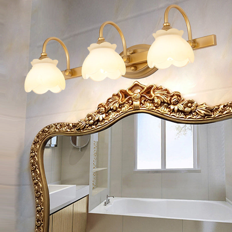Klassieke Spiegellamp Badkamer Wandverlichting LED Messing 2 3 4 Lichtpunten Modern Decoratief Sfeervol | Sulvida