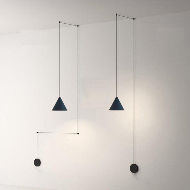 Industriële Metalen Hanglamp E27 Fitting Zwart Modern Design Plafondlamp 90-260V Draadsnoer 6 Meter Woonkamer | Sulvida