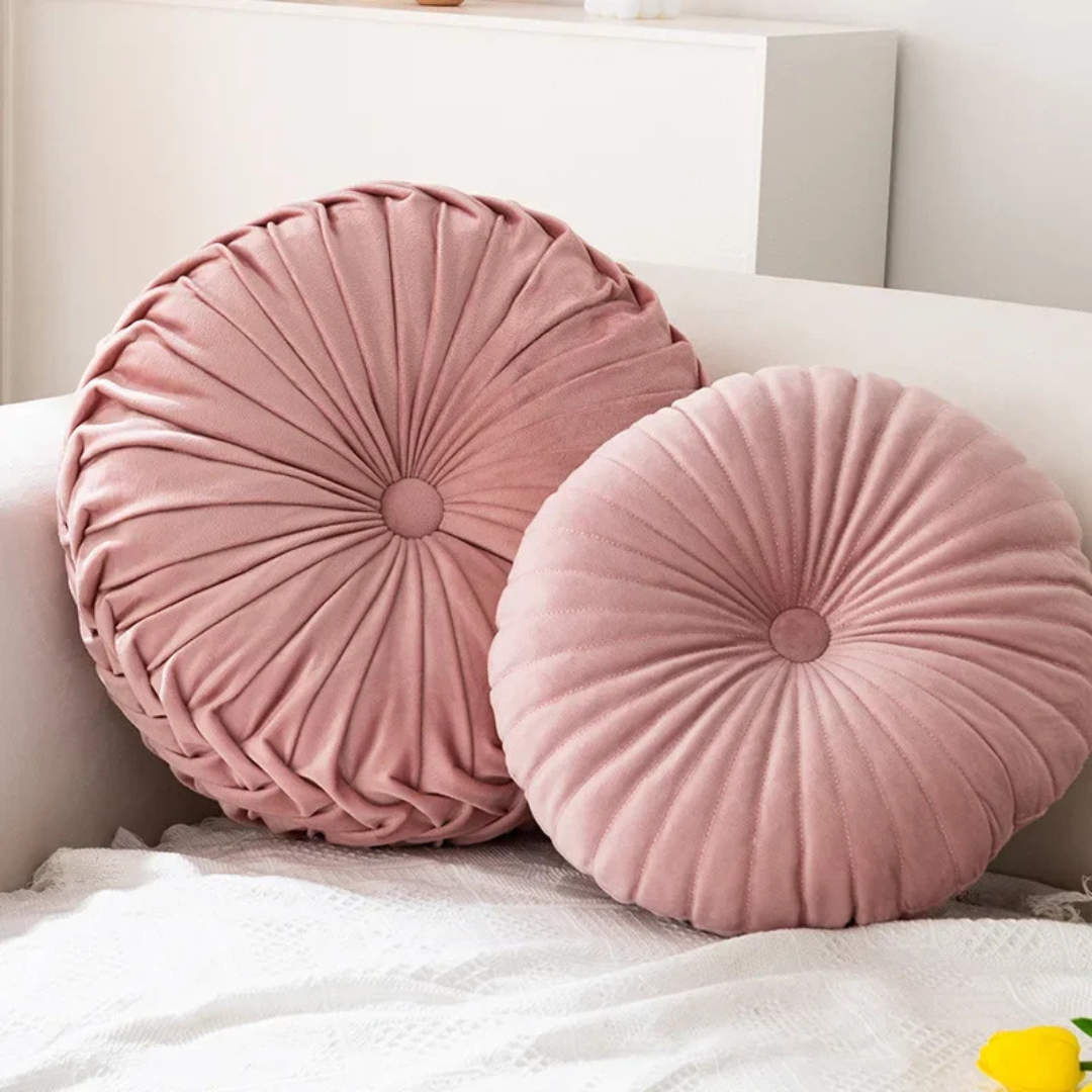 Pluche Sierkussen met Zachte Vulling voor Bank & Bed Roze Grijs Crème Blauw Oranje Bruin Groen 35 of 41 cm | Sulvida