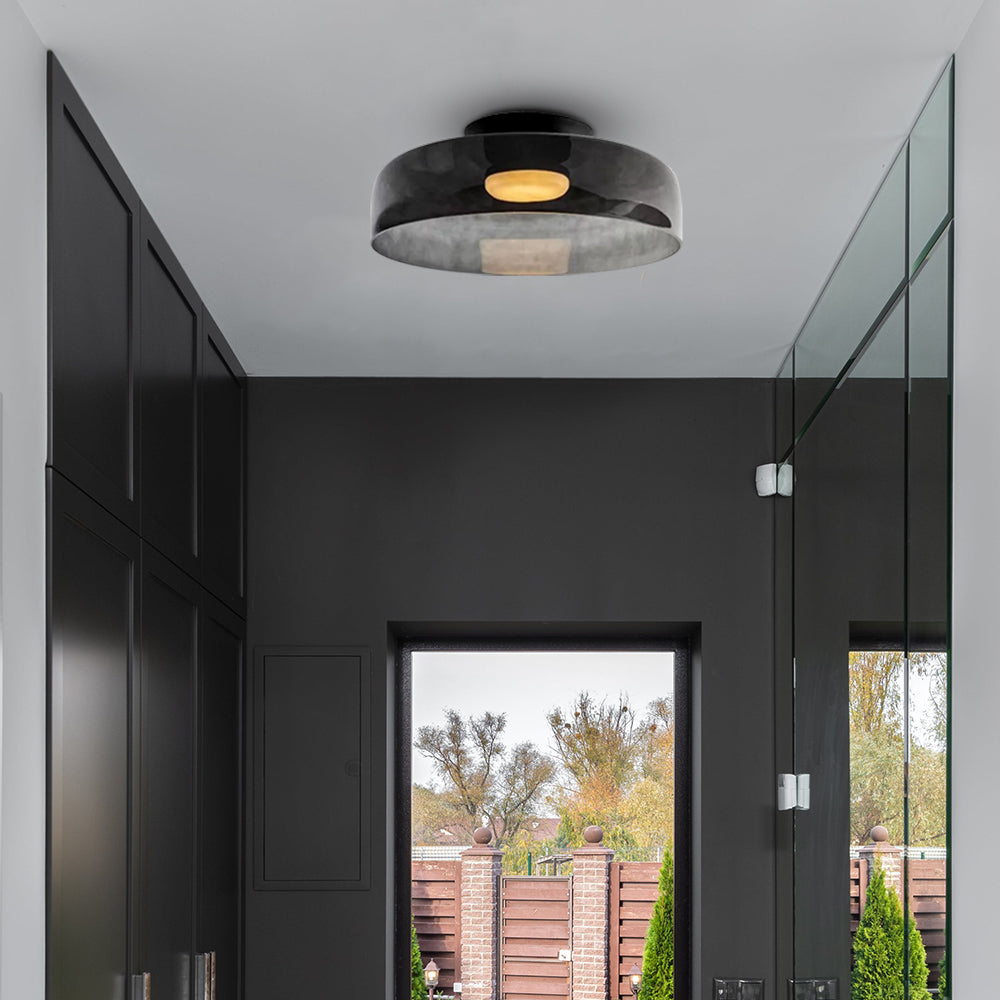 Glazen Plafondlamp Gelaagd Design Meerdere Formaten Warm Wit LED Licht Eetkamer Woonkamer Keuken Slaapkamer | Sulvida