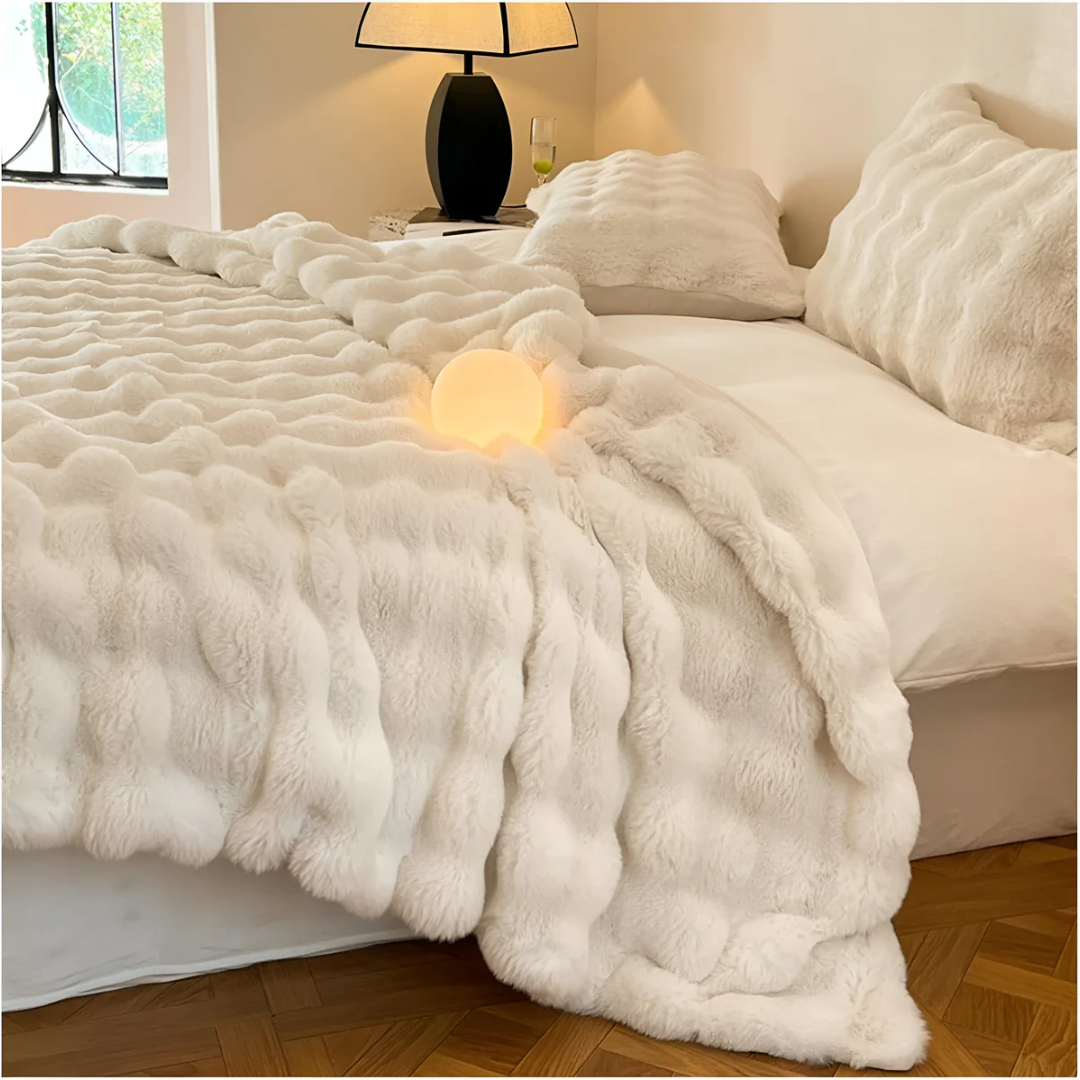 Zachte Fleeceplaid Polyester Bank Bed Reis Warmte Comfort Modern Design Herfst Winter Deken Woonkamer | Sulvida