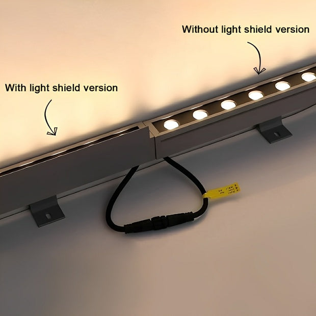 LED Gevellichtstrip 24V Waterdicht IP65 Aluminium Buitenverlichting Tuinlamp Architectuur Wandverlichting | Sulvida