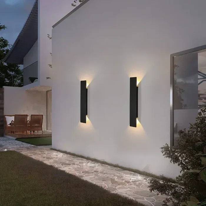 Weerbestendige Buitenwandlamp met Robuust Aluminium Behuizing Waterdicht IP65 Modern Design voor Tuin Terras Oprit en Entree | Sulvida