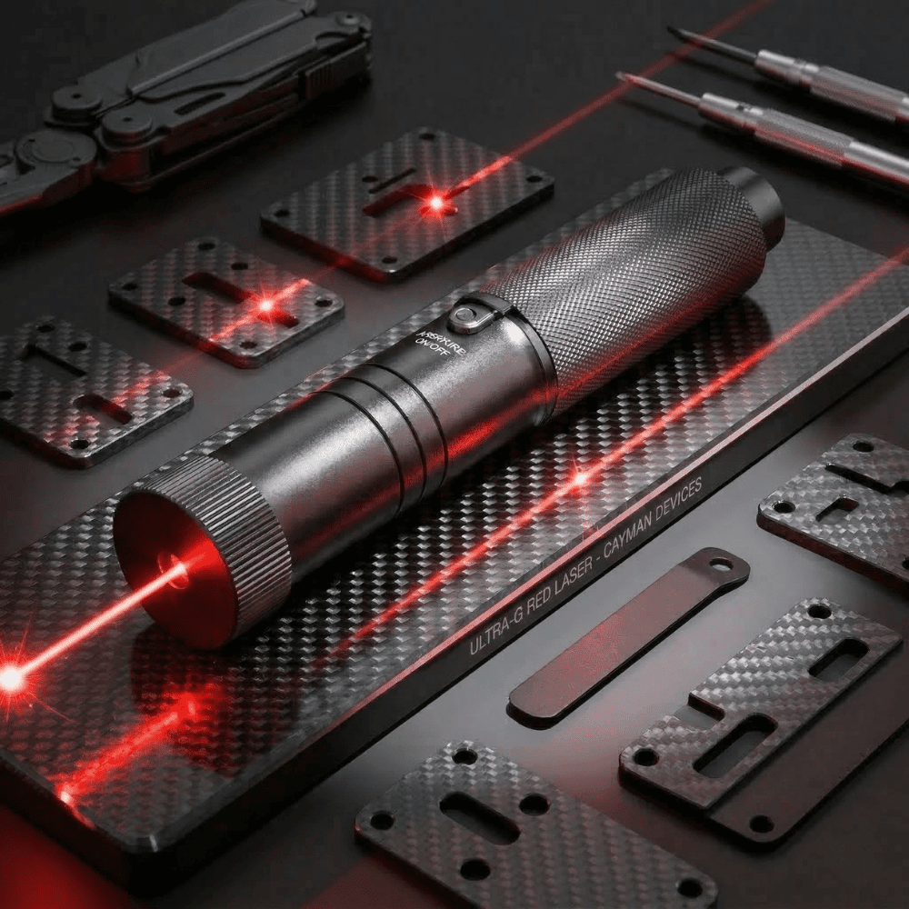 Krachtige Oplaadbare Laserpointer met Instelbare Focus 10 km Bereik Groen Rood voor Presentaties Astronomie | Sulvida