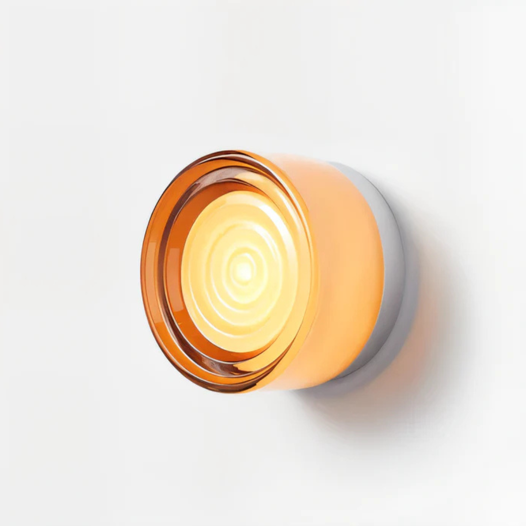 Scandinavische wandverlichting glazen bol woonkamer slaapkamer hal modern warm licht wandlamp design | Sulvida
