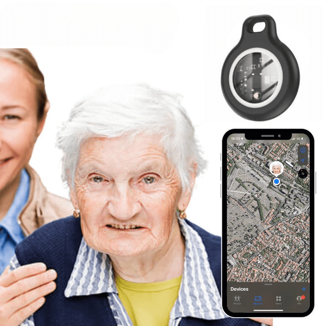 GPS-tracker voor senioren IP67 waterdicht met realtime locatie, iOS-app compatibel, SOS-knop en lange batterijduur | Sulvida