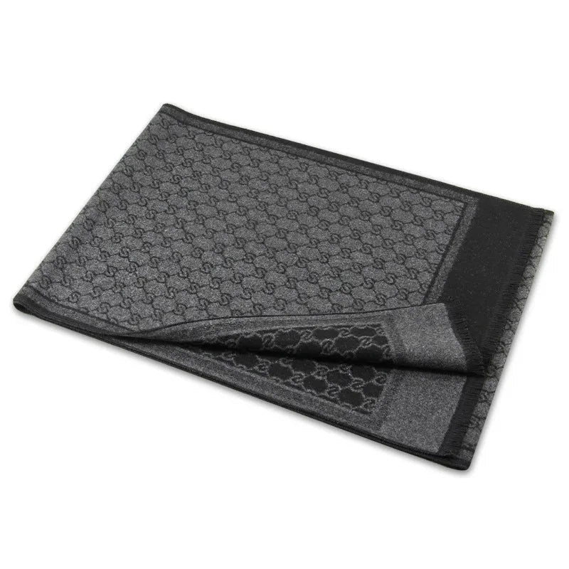 Wintersjaal Kasjmierzacht Patroon met Franjes Warm Elegant Stijlvol Accessoire voor Dagelijks Gebruik Comfort | Sulvida