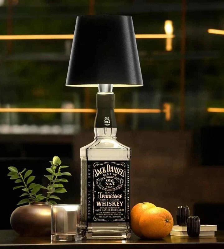 Draadloze Flessenlamp Touch Dimbaar LED Tafellamp Sfeerverlichting Oplaadbaar Sfeerlamp Decoratief Design | Sulvida