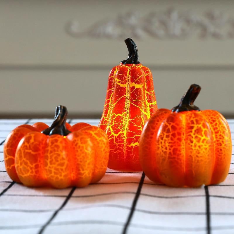 Halloween Pompoenlamp LED met Spookachtige Gloed voor Binnen & Buiten Sfeervolle Griezelige Decoratie | Sulvida