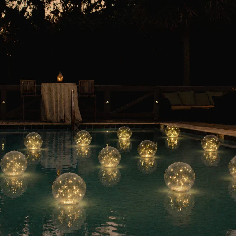 Solarlamp Zwevend Tuinlicht Waterdicht IP68 Veelkleurig LED Zwembadverlichting Hangbaar Terras Tuin Sfeer | Sulvida