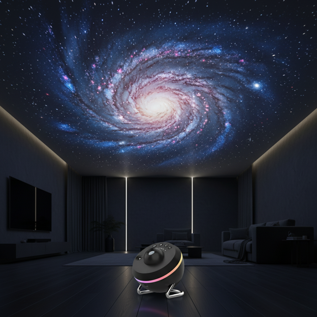 Sterrenhemel Projector met Uitwisselbare Schijven Melkweg Sterrenlicht Plafond Nachtlampje Sfeerverlichting | Sulvida