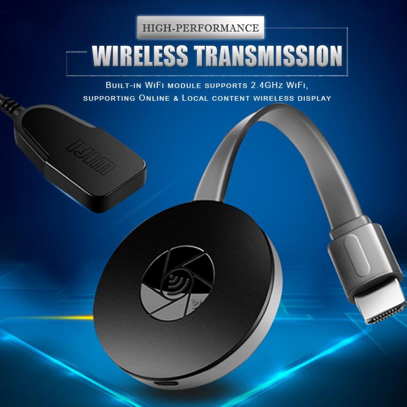 Adaptateur HDMI Wi-Fi sans fil pour la duplication d’écran d’un smartphone vers un téléviseur avec Miracast, AirPlay et DLNA | Sulvida