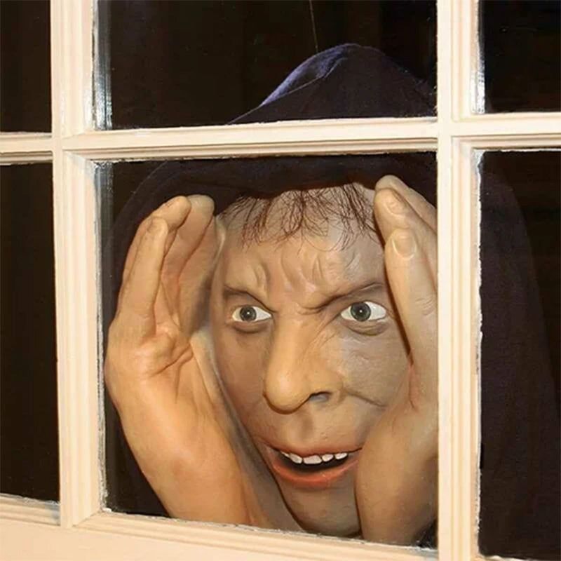 Halloween Raamdecoratie met Gluurder Ogen Lichtgevend Effect Spookachtige Sfeer Binnen Buiten Griezelige Ambiance | Sulvida