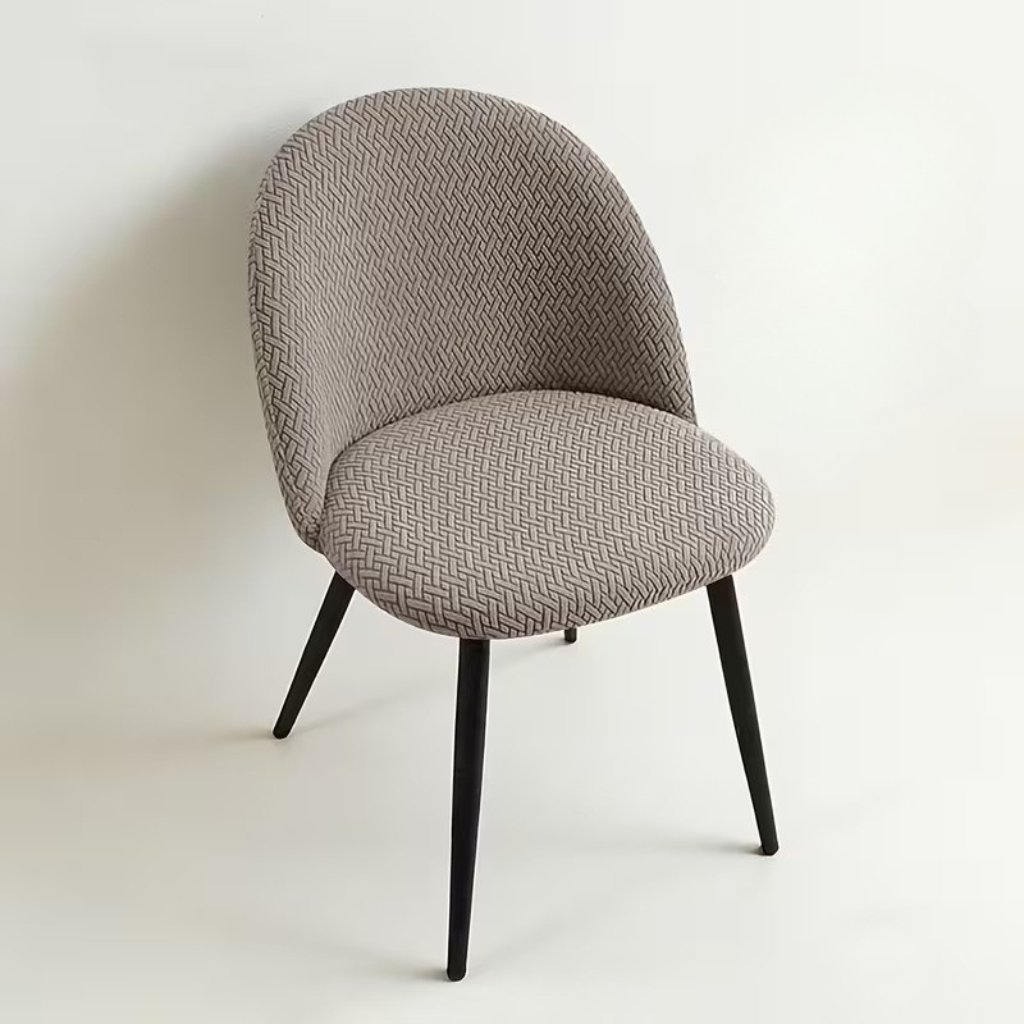 Lot de housses de chaise élastiques extensibles, modernes, unies, pour salle à manger, extensibles et protectrices | Sulvida