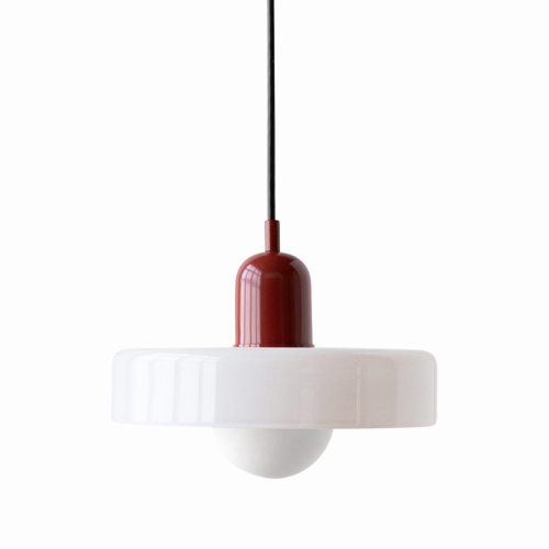 Glazen hanglamp verstelbare kabel ronde pendellamp eettafel woonkamer verlichting modern design sfeervolle ruimte | Sulvida