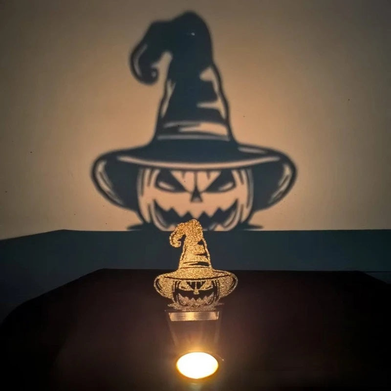 Kandelaar Metaal Zwart Sculptuur Halloween Decoratie Tafelkandelaar Sfeerlicht Woonkamer Sfeerverlichting | Sulvida